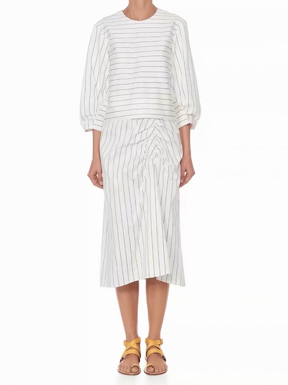 Tibi Sateen Bianca Pants & Top Set – Size 2 NWOT